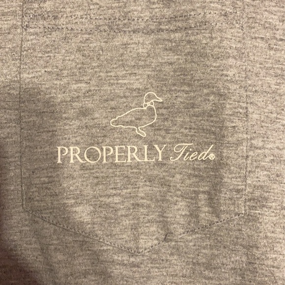 Grey Sized Medium Properly Tied T Shirt - Picture 3 of 4